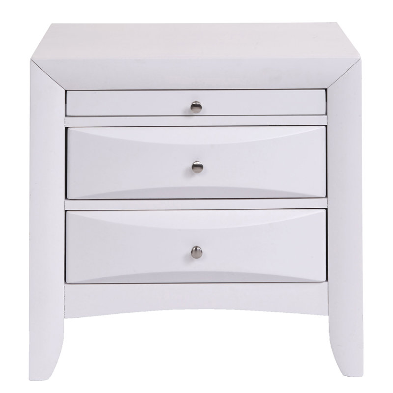 Table de chevet avec 2 tiroirs