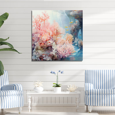 «Coastal Coral Beauty Under Water II», reproduction sur toile