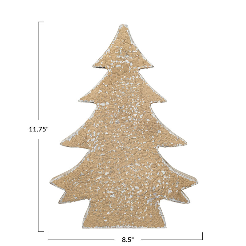 Arbre de Noël en bois vieilli