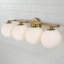 Ansley 4 Light Frosted Dimmable Vanity Light-94393101