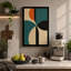Geometric Balance Mid-Century - Wrapped Canvas-131762187-131762184