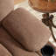 Fauteuil inclinable de massage de 37,4 po Rosalin avec deux porte-gobelets latéraux et deux télécommandes idéales pour la maison-132154341