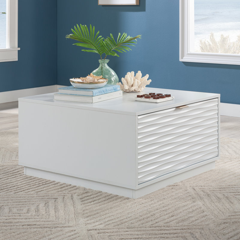 Table basse à plateau relevable avec rangement Lassell