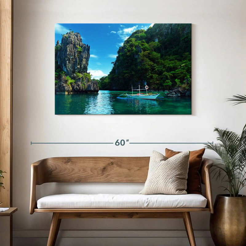 Bateau Mehar Tropical El Nido, H 30 po x l 45 po
