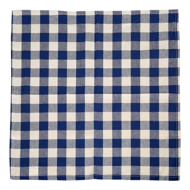 Serviette 19 po Arlington, Bleu / blanc