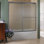 Porte de baignoire coulissante simple avec cadre de l 56 po x H 58 po Chase