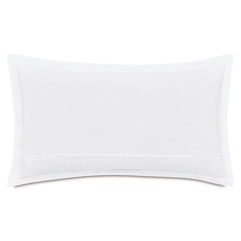 Taie décorative en mélange de coton Kona, Très grand lit