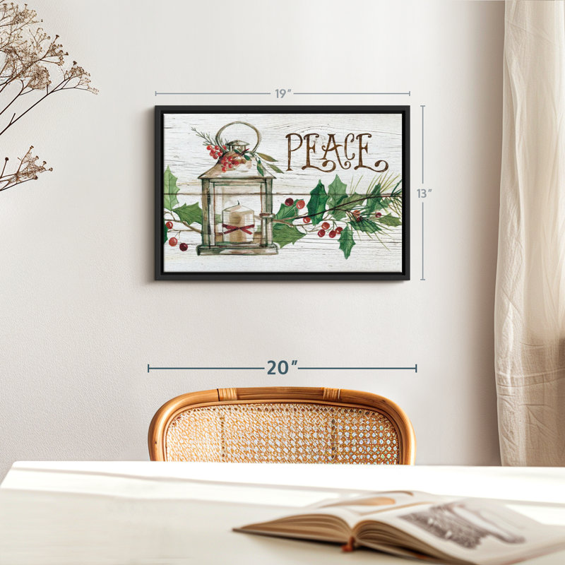 " Rustic Peace ", 13" H x 19" W