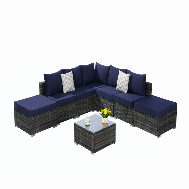 Patio Dining Sets, Dark Blue