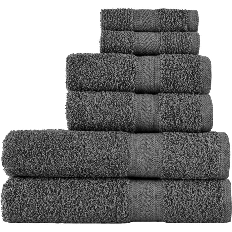 Nanhey 100% Cotton Mulit-Size Set, Charcoal