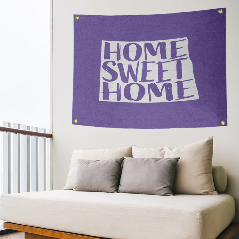 Tapisserie murale north dakota the home, H 59 po x l 50 po, Mauve