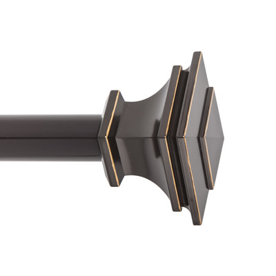 Andrew Steel Adjustable Single Curtain Rod