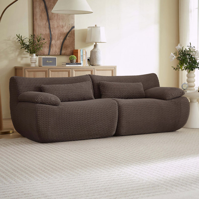 Loveseat Sofa, Cloud Boneless Couch, No Assembly Required
