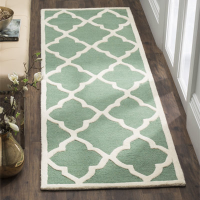 Cannen Hand Tufted Wool Geometric Rug