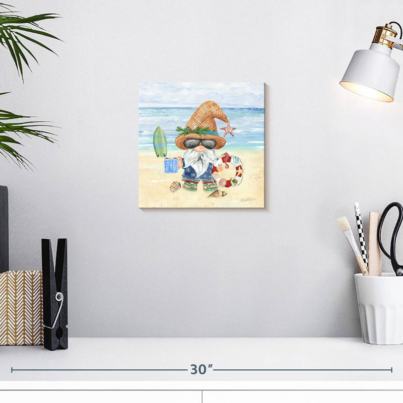 Lelend Coastal Winter Gnome, 10" H x 10" W