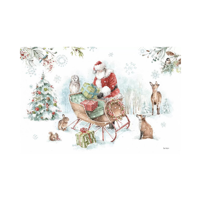 Magical Holidays I par Lisa Audit - peinture sur toile tendue, H 18 po x l 26 po x P 1,5 po
