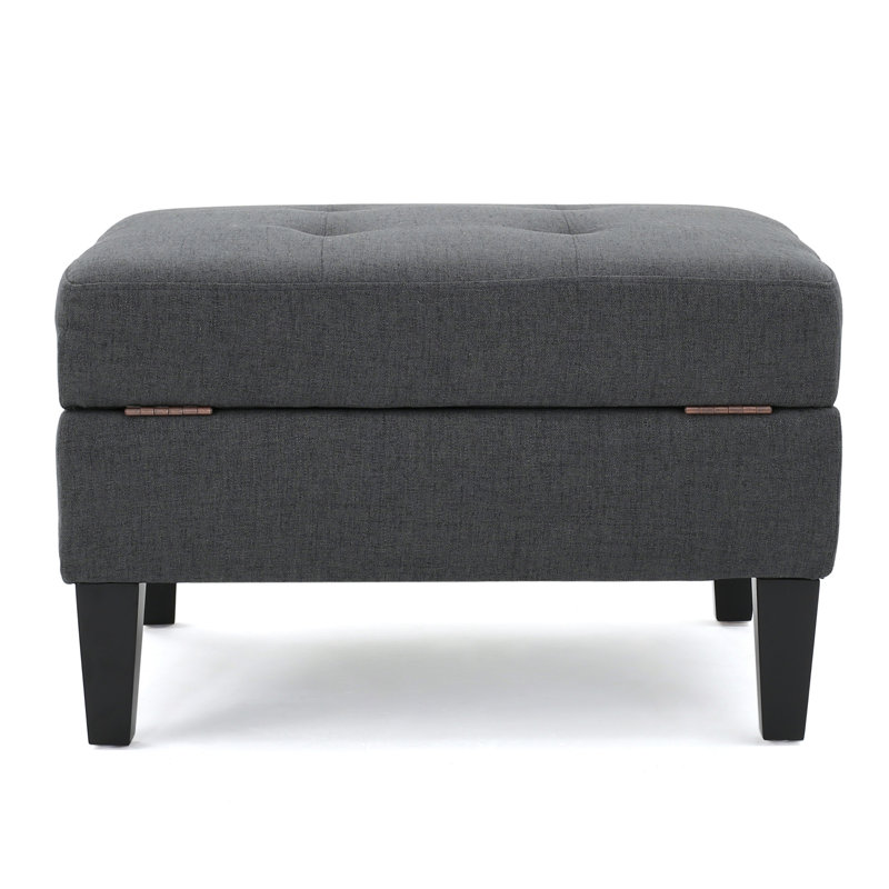 OTTOMAN DE RANGEMENT, Gris foncé