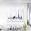 Paysage urbain «Paris with Eiffel Silhouette», peinture