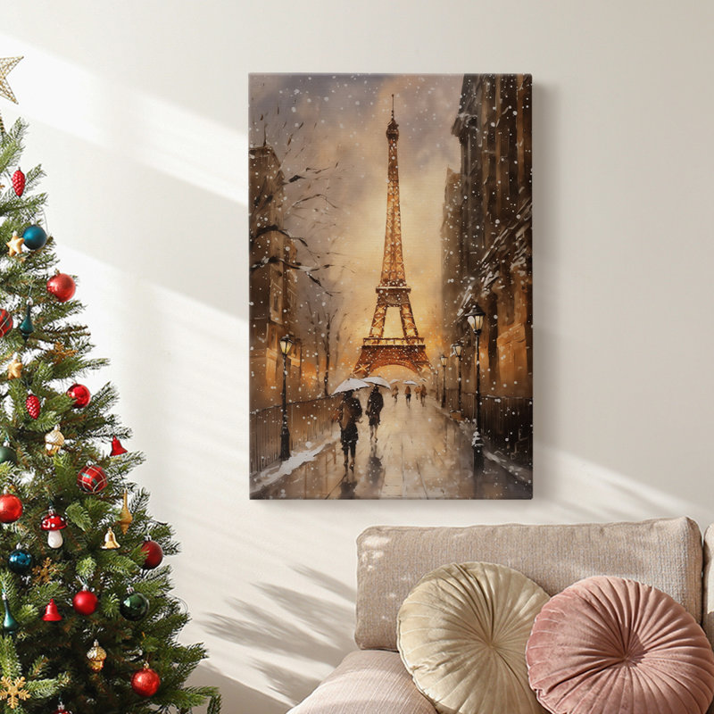 Art des Fêtes de Noël - Toile tendue avec châssis DLVI