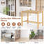 Chaise d'appoint en bois massif Lynel