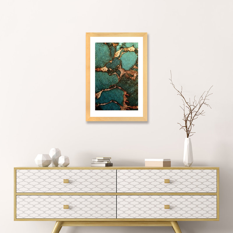 «Emerald» - reproduction d'art, H 24 po x l 16 po x P 1 po, Papier bois naturel