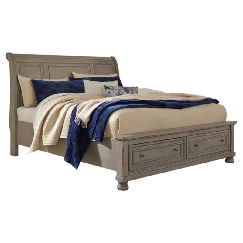 Austinburg Sleigh Storage Bed, California King