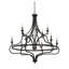 Lustre empire 12 lumières de style bougie Trenten