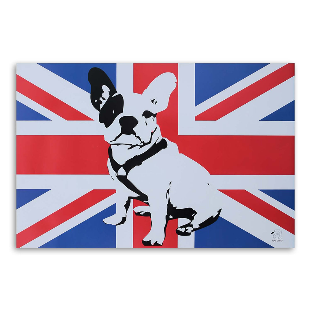 Leinwandbild English Bulldog Pop Art