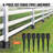 Stellweilan Tessberg Black Metal Mounting Hardware