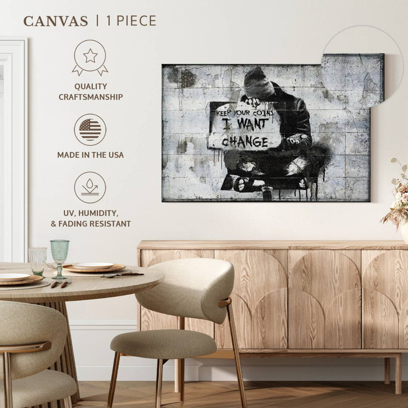 Kiahanna I Want Change, 34" H x 51" W