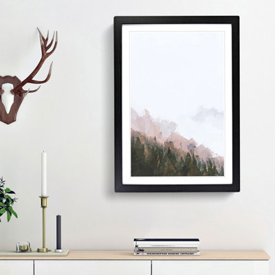 Covered with Fog in Abstract - Picture Frame Painting Print