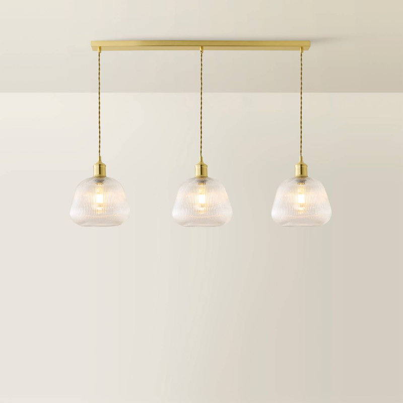 Alessandrini 3 - Light Pendant, Brushed Gold