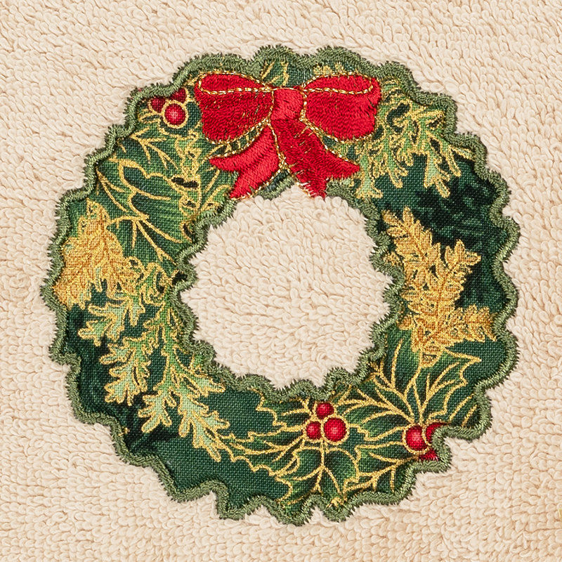 Christmas Hand Towels Midweight Hand Towel, Sand