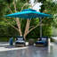 ° Parasol en aluminium avec soleil