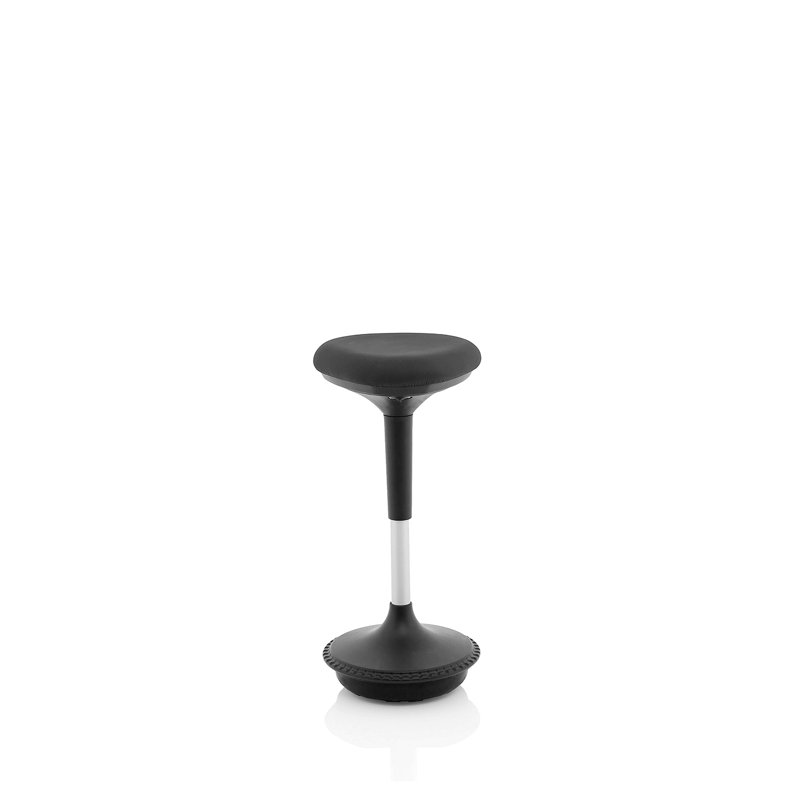 Bethen Adjustable Height Stool, Black