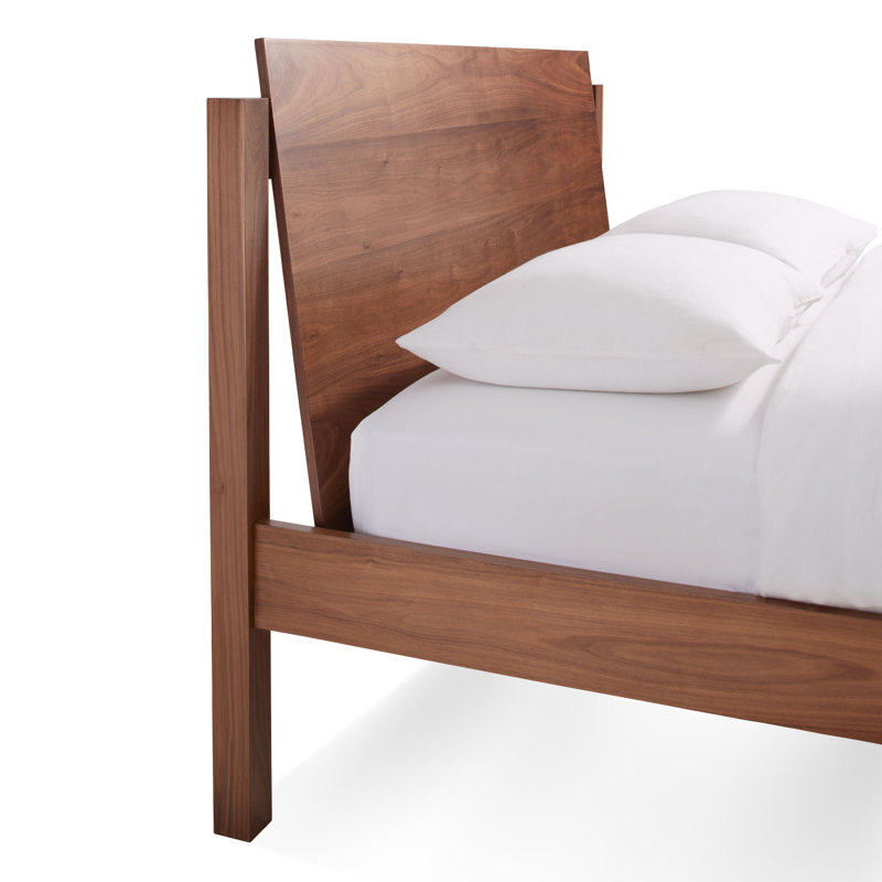 Post Up Platform Bed, Twin, Walnut