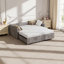 Lit de jour simple à très grand avec gigogne et canapé-lit en chenille avec tiroirs de rangement-320687158