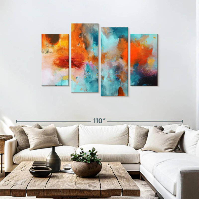 Avery Colourful Abstract X, 48" H x 75" W