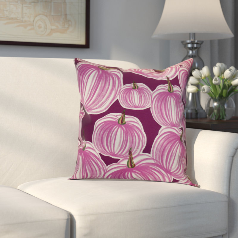 Housse de coussin carré, 18 po x 18 po, Violet