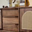 Meuble télé en bois massif tissé Design Sens