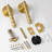 Brass Diamond Pattern Designer Model Privacy Door Lever-107376564