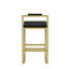 Ensemble de 2 chaises de salle à manger rembourrées à hauteur de comptoir-674890849-674890850