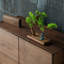 Armoire de rangement multifonctionnelle en noyer noir