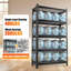 Joey 5-Tier Metal Storage Rack with Adjustable Shelves