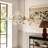 Burness 15 - Light Sputnik Modern Linear Modern Glass Bubble Dining Chandelier