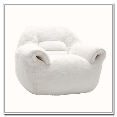 Faux Fur Bean Bag Chair