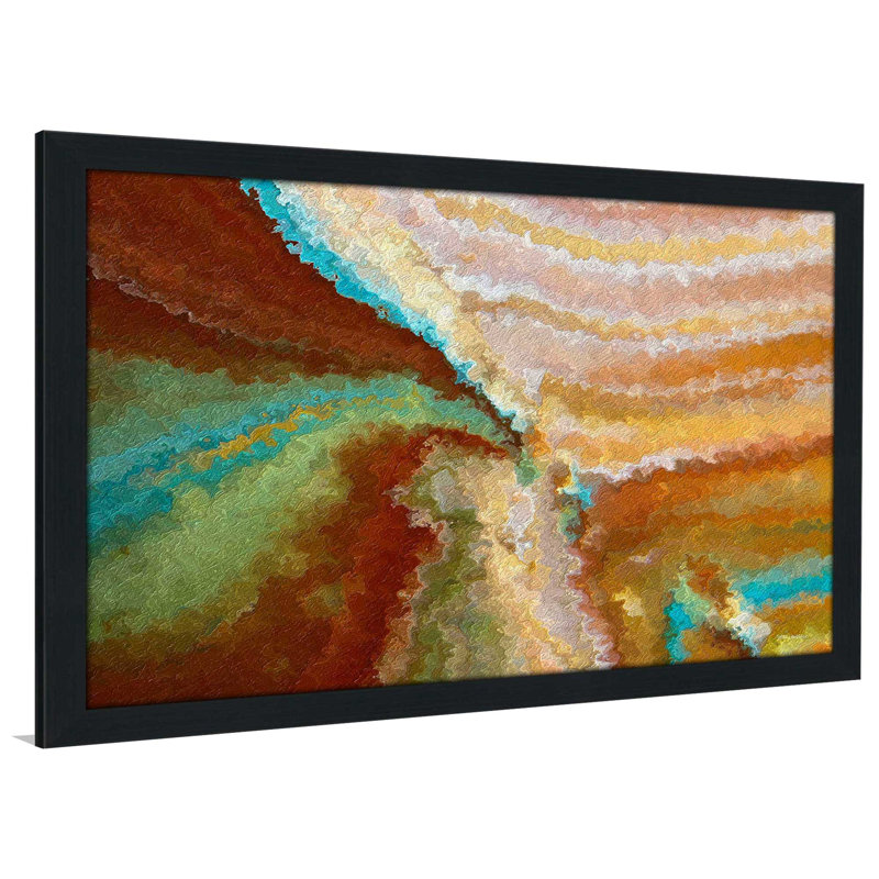Mark 1:35 Prayer Changes Everything by Mark Lawrence - Print, Espresso Framed, 27.5" H x 39.5" W x 0.75" D
