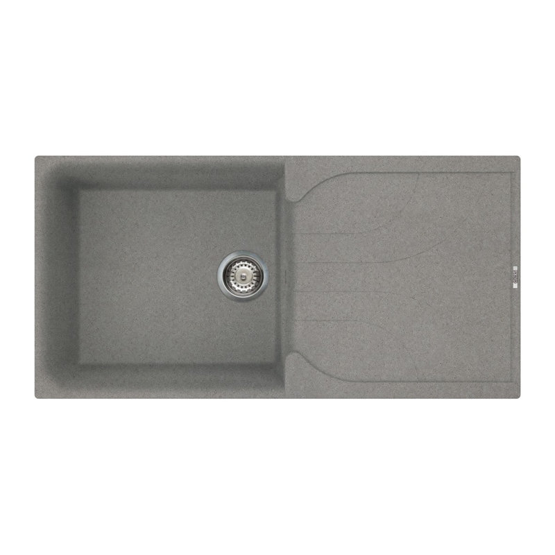 Ego 100cm x 50cm Kitchen Sink, Titanium