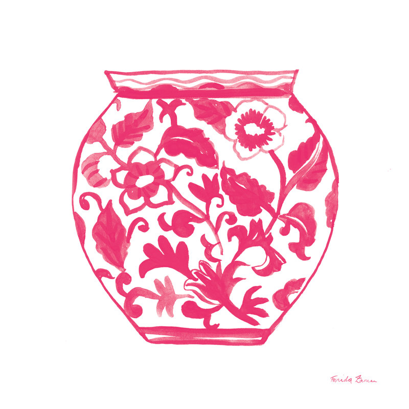 Chinoiserie I - Wrapped Canvas Painting, 51cm H x 51cm W x 3.8cm D