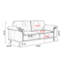 Causeuse-coussin standard en cuir véritable brun-1933979651
